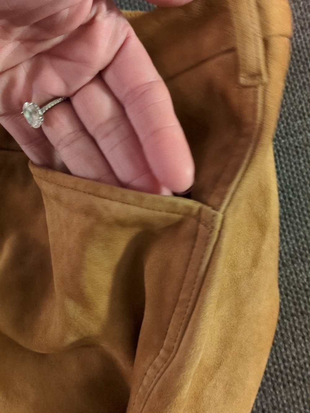 Suede Riding Breeches in Tan Ralph Lauren - Picture 14 of 16